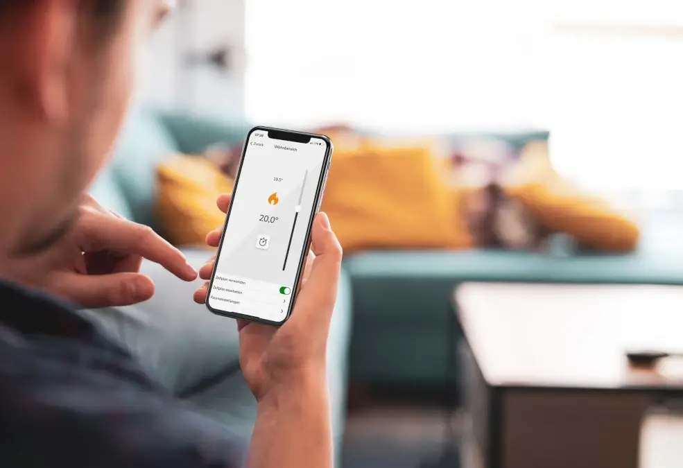 Heizen Wohnzimmer Wiser App