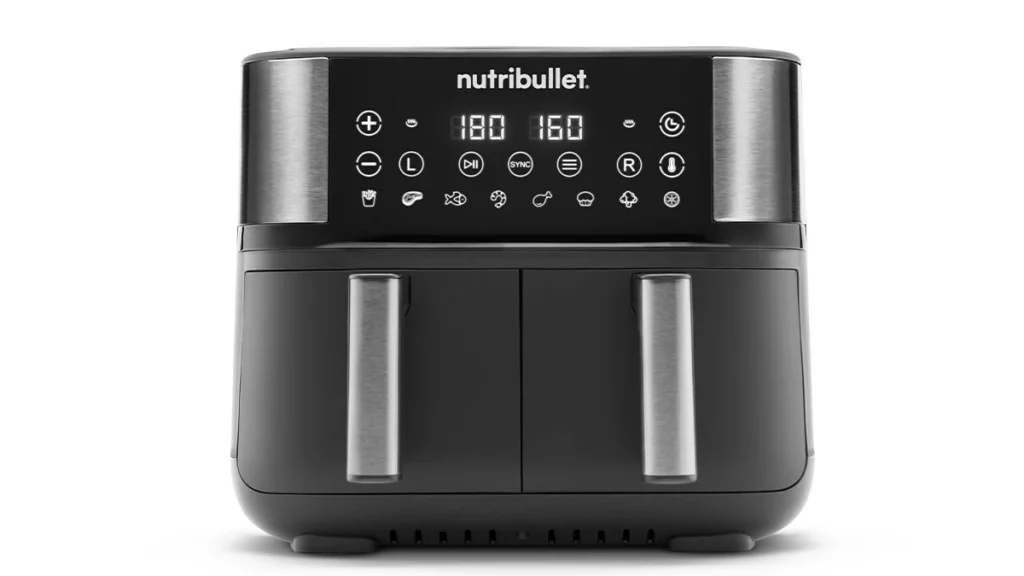 nutribullet Twin Drawer Air Fryer frittiert 2 in 1