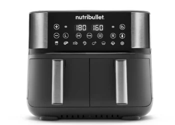 nutribullet Twin Drawer Air Fryer frittiert 2 in 1