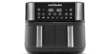 nutribullet Twin Drawer Air Fryer frittiert 2 in 1