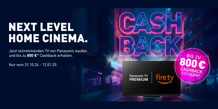 Panasonic Cashback Aktion bis zu 800 €