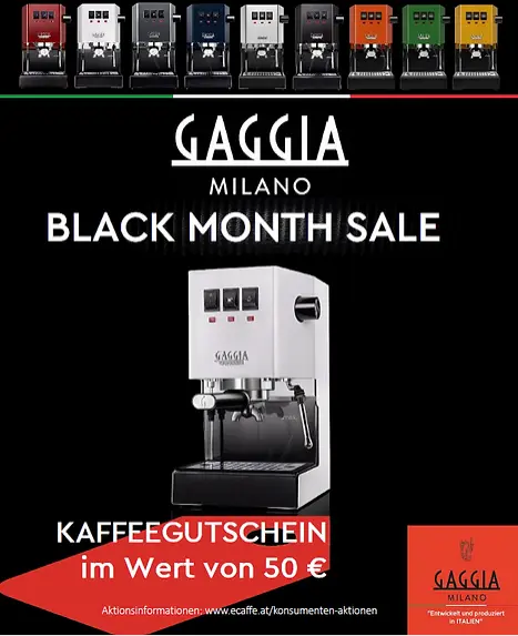 Ecaffe Black Month Sale Aktion