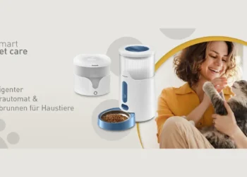 Panasonic bringt mit smarten Pet Care Trinkbrunnen und Futterautomat für Haustiere