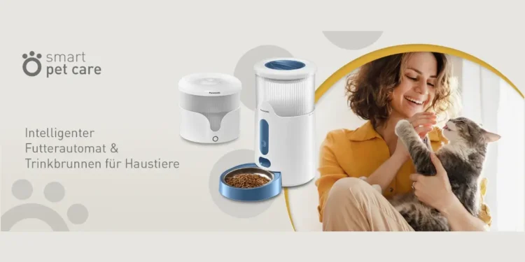 Panasonic bringt mit smarten Pet Care Trinkbrunnen und Futterautomat für Haustiere