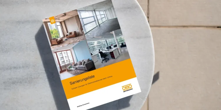 OBO Sanierungsliste: Lösungen für Elektroinstallationen bei Umbau und Sanierung