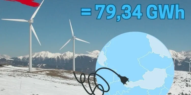 Das Christkind brachte heuer einen neuen Windkraftrekord.