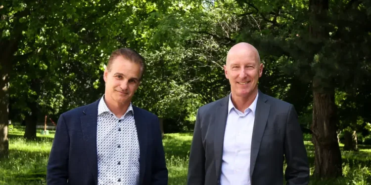 Die OeMAG-Vorstände Horst Brandlmaier (li.) und Gerhard Röthlin. © C. Pichler/OeMAG