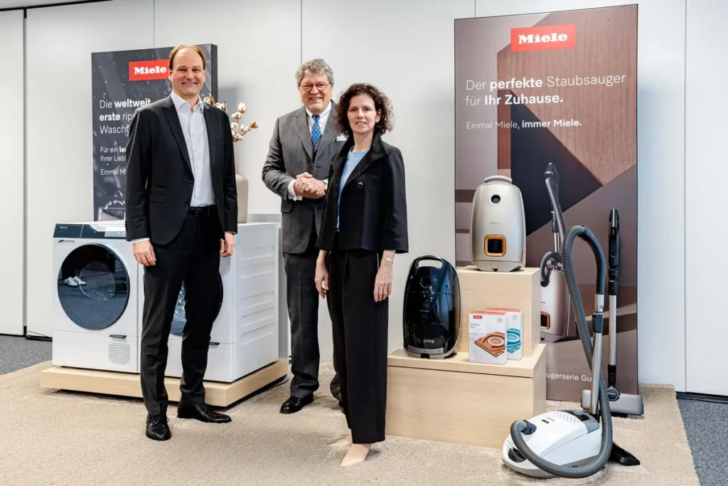 Dr. Markus Miele, Dr. Reinhard Zinkann und Rebecca Steinhage