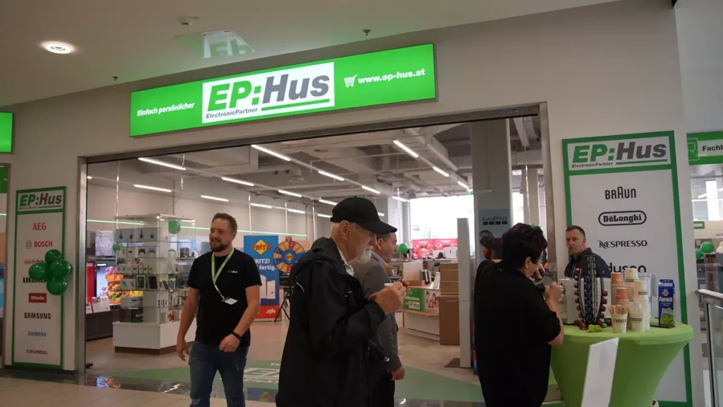 EP:Hus Eröffnung zweite Filiale