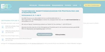 Das EAG-Portal wird derzeit im Hintergrund auf den neuesten Stand gebracht. Das Ziehen der Tickets sollte aber problemlos funktionieren. © OeMAG