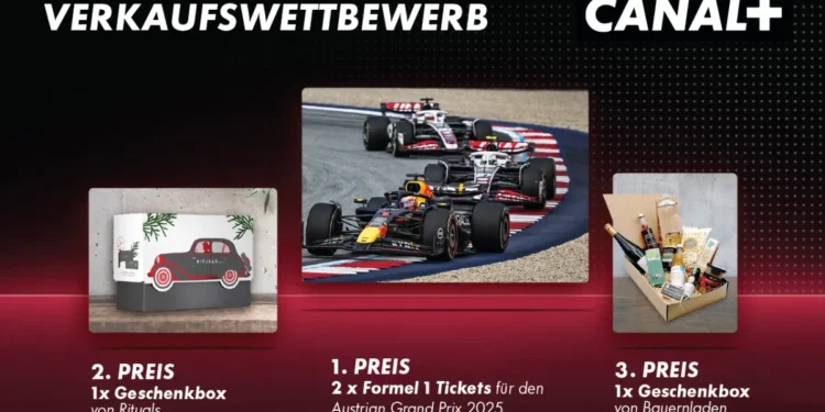Canal+ GEwinnspiel Frühjahr 2025 Formel 1