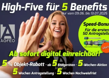 AGFEO Sommeraktion 2025: High Five für 5 Benefits
