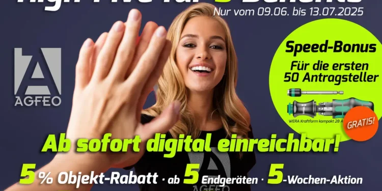 AGFEO Sommeraktion 2025: High Five für 5 Benefits