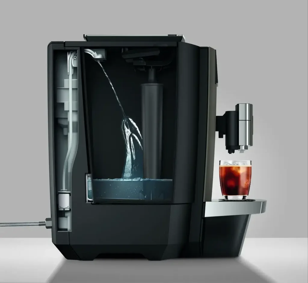 JURA X10c mit Festwasseranschluss