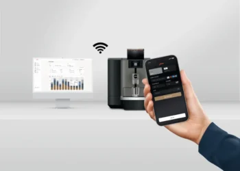 Die X4c kann in Verbindung mit Business Connect mit Pocket Pilot 3.0 verbunden werden. © Jura