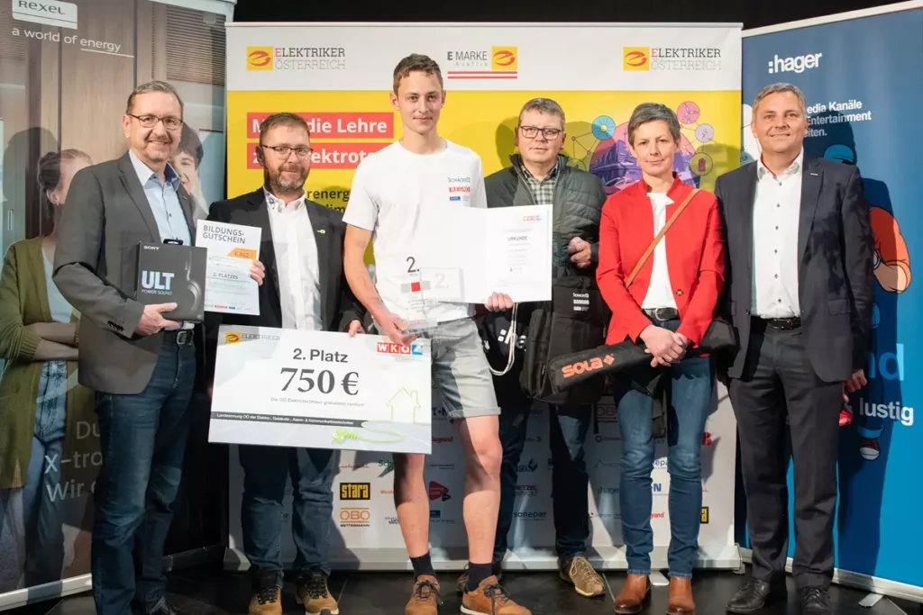 OÖ. Landeslehrlingswettbewerb Elektro- und Gebäudetechnik - Auszeichnungen