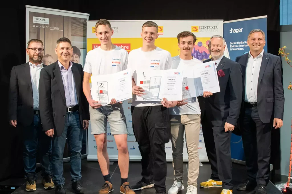 OÖ. Landeslehrlingswettbewerb Elektro- und Gebäudetechnik - Auszeichnungen