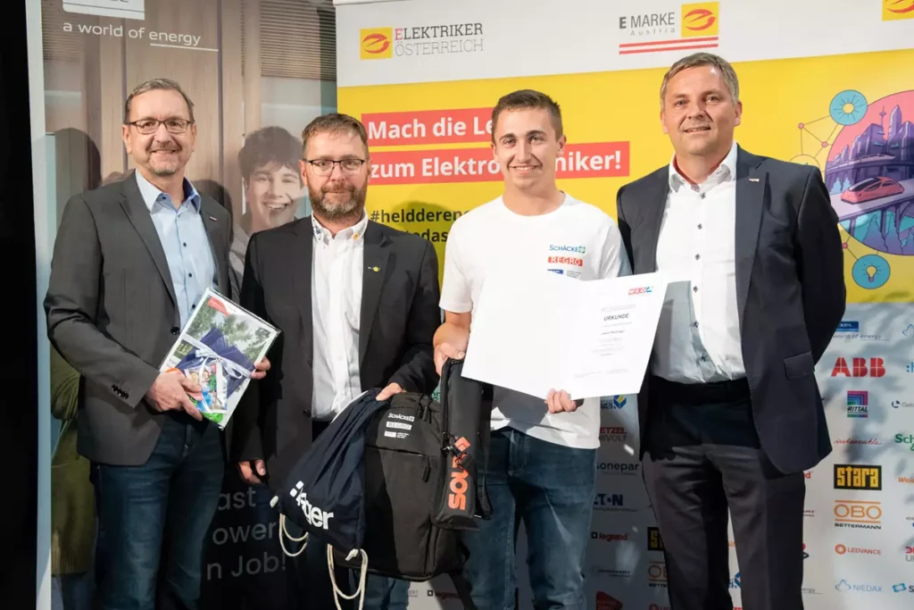 OÖ. Landeslehrlingswettbewerb Elektro- und Gebäudetechnik - Auszeichnungen