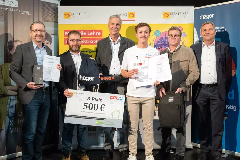 OÖ. Landeslehrlingswettbewerb Elektro- und Gebäudetechnik - Auszeichnungen