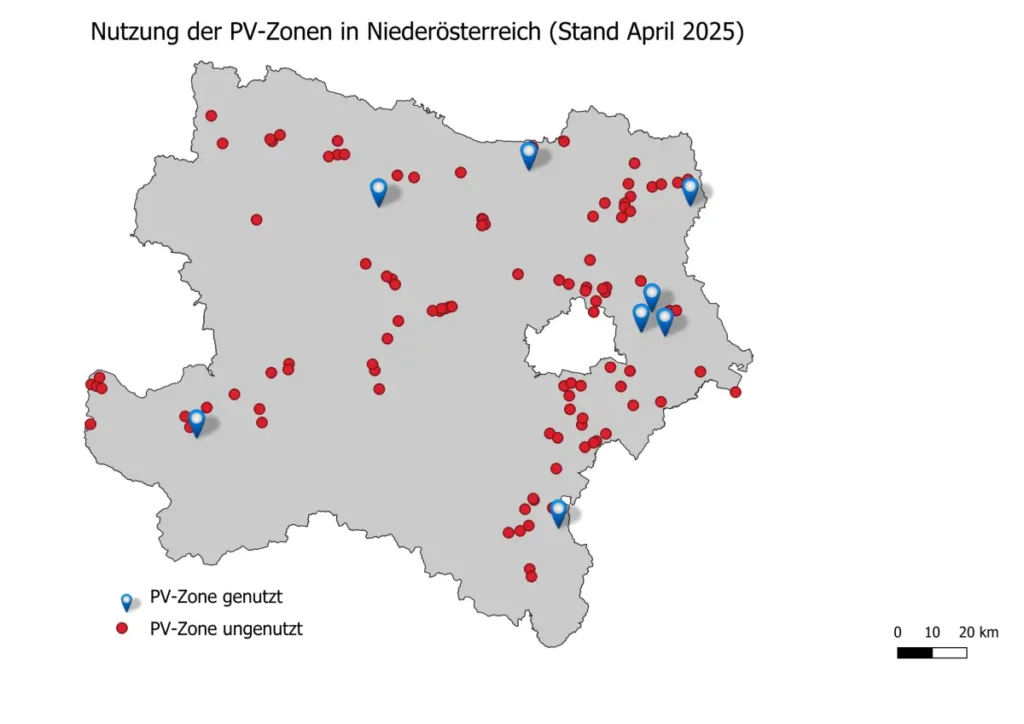 Bundesländer PV-Zonen Niederösterreich © PV Austria