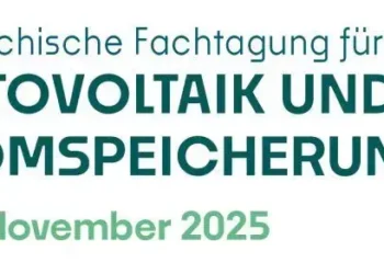 Tipp: Fachtagung für Photovoltaik und Stromspeicherung 2025