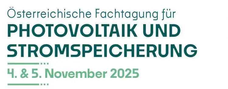 Tipp: Fachtagung für Photovoltaik und Stromspeicherung 2025