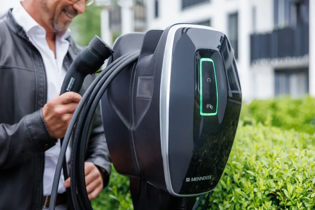 Die Wallbox-Reihe AMTRON 4Business 700 ist mit Eichrecht erhältlich. © Mennekes