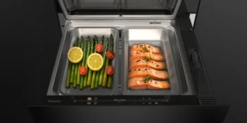 Miele Dampfgaren in der Schublade