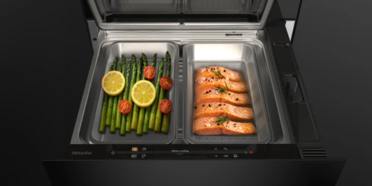 Miele Dampfgaren in der Schublade