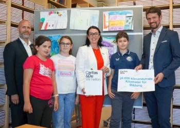 Caritas und PÜSPÖK feiern 2 Jahre „Lernen auf Rädern“