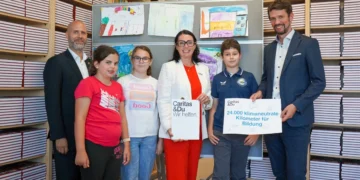 Caritas und PÜSPÖK feiern 2 Jahre „Lernen auf Rädern“