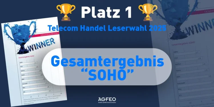 AGFEO auf Platz 1 bei Leserwahl