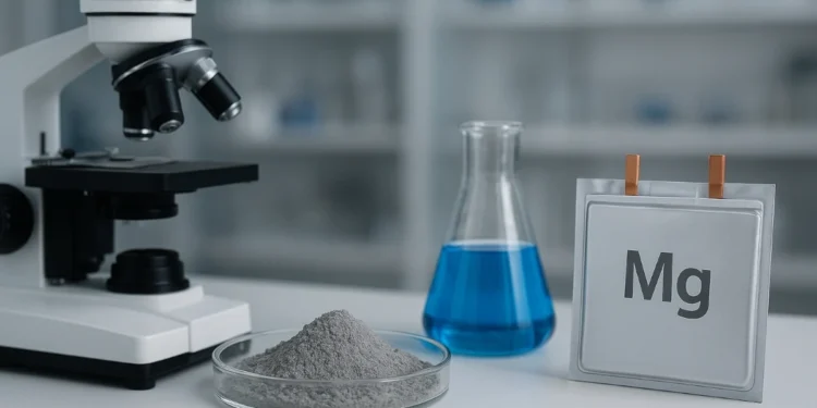 Projekt HighMag: Batterien auf Magnesium-Basis 