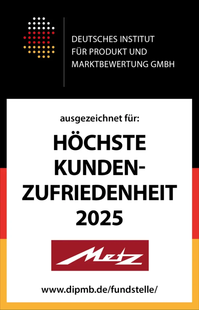 METZ: Höchste Kundenzufriedenheit 2025