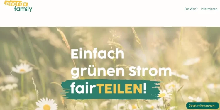 energyfamily Webseite Screenshot