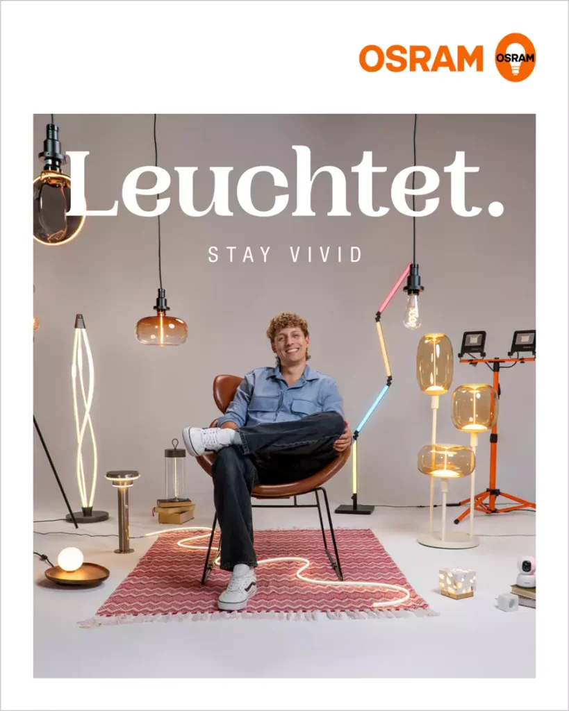 Ledvance belebt die bekannte Marke Osram als reinen B2C-Brand neu - Relaunch-Kampagne