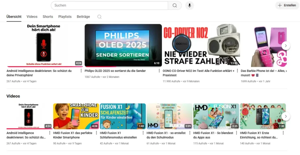 Kanal TechnikPower auf YouTube