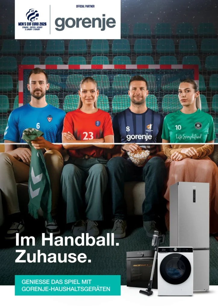 Gorenje: Im Handball. Zuhause. Sport trifft Alltag