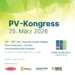 PV-Kongress 2026 liefert wieder den Startschuss ins neue PV-Jahr