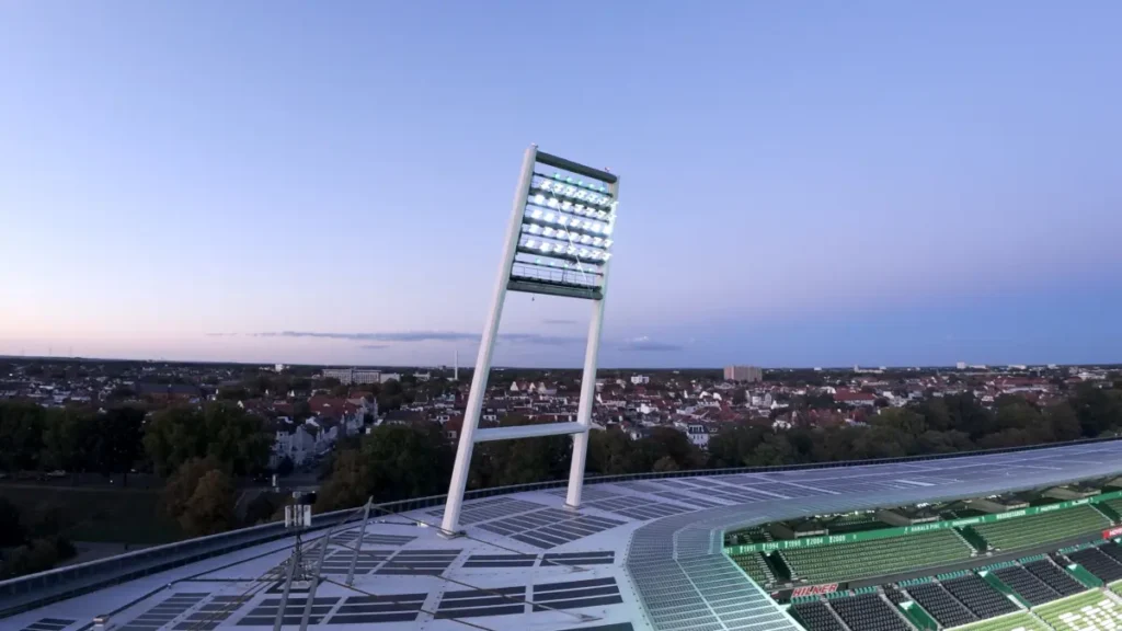Beleuchtungsprojekt Werder Bremen Weserstadion