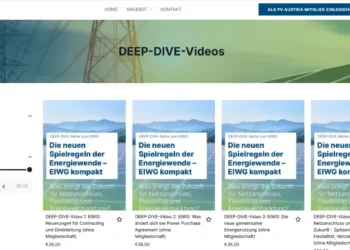 Mit dem neuen Elektrizitätswirtschaftsgesetz (ElWG) werden in Österreich wesentliche Grundlagen für den weiteren Ausbau von Photovoltaik- und Speicherlösungen geschaffen. Um Marktteilnehmern einen fundierten Überblick über diese Neuerungen zu ermöglichen, hat Photovoltaic Austria eine mehrteilige Reihe vertiefender „Deep-Dive“-Videos entwickelt.