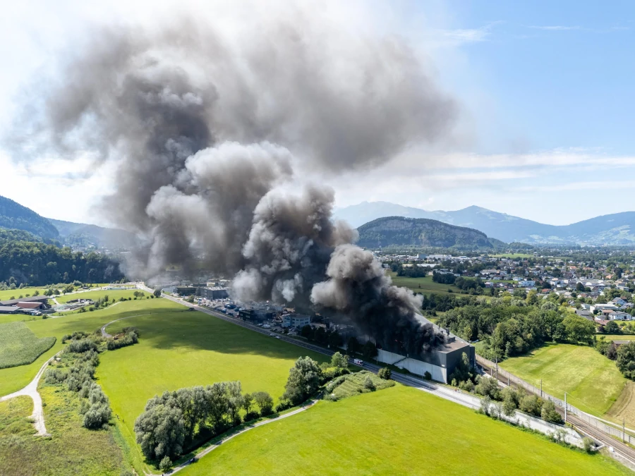 Brand bei Loacker in Götzis Vorarlberg © Dietmar_Stiplovsek_VOL.AT