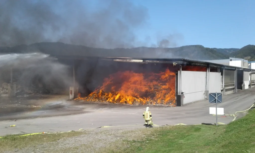 Brand beim Mürzverband