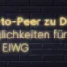 "Von Peer-to-Peer zu Direktleitungen: Neue Möglichkeiten für Erzeuger nach dem ElWG"