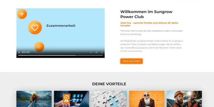 Sungrow Power Club belohnt erneut Treue