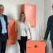 V.l.n.r.: Manfred Zettl (CSO), Bettina Haberler (COO) und Moritz Minarik (CEO) mit ihrem neuen Natec HOME Heimspeicher. © Accupower