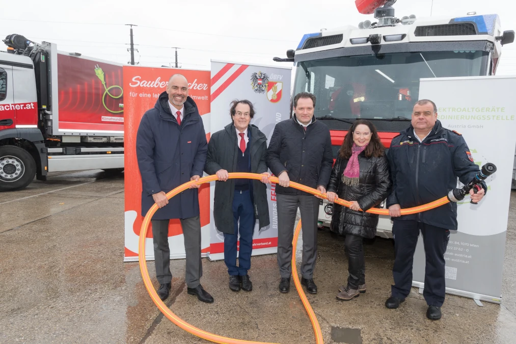 Berthold Kren, Hans Roth, Norbert Totschnig, Elisabeth Giehser, Martin Mittnecker beim EAK-Event