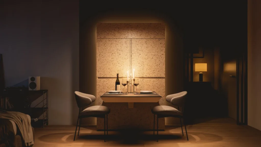 Miele urbanes Küchendesign Esstisch