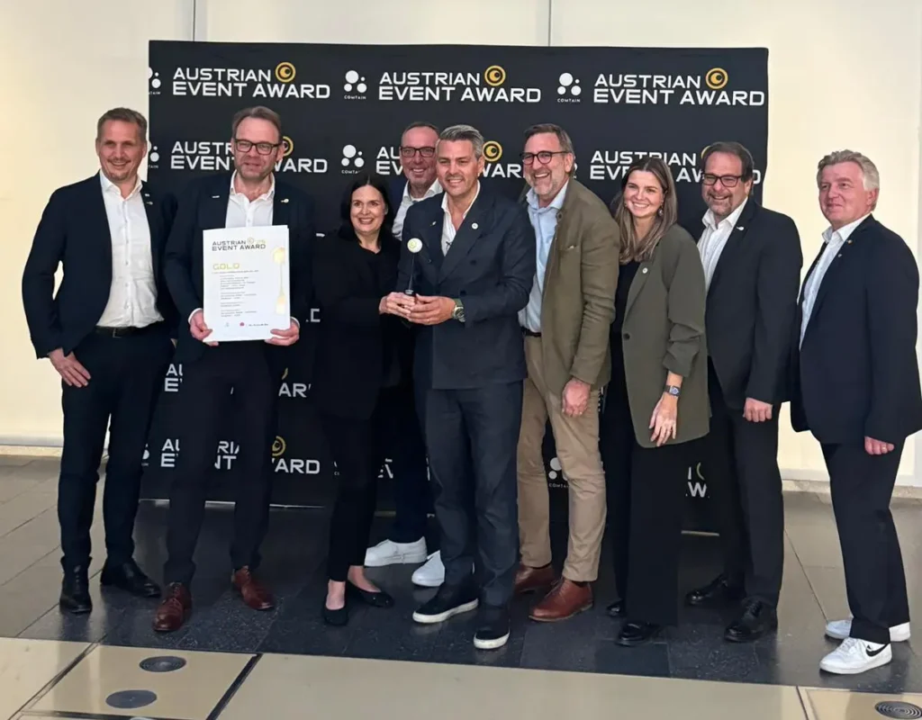 Die e-nnovation Austria 2025 holt Gold beim Austrian Event Award