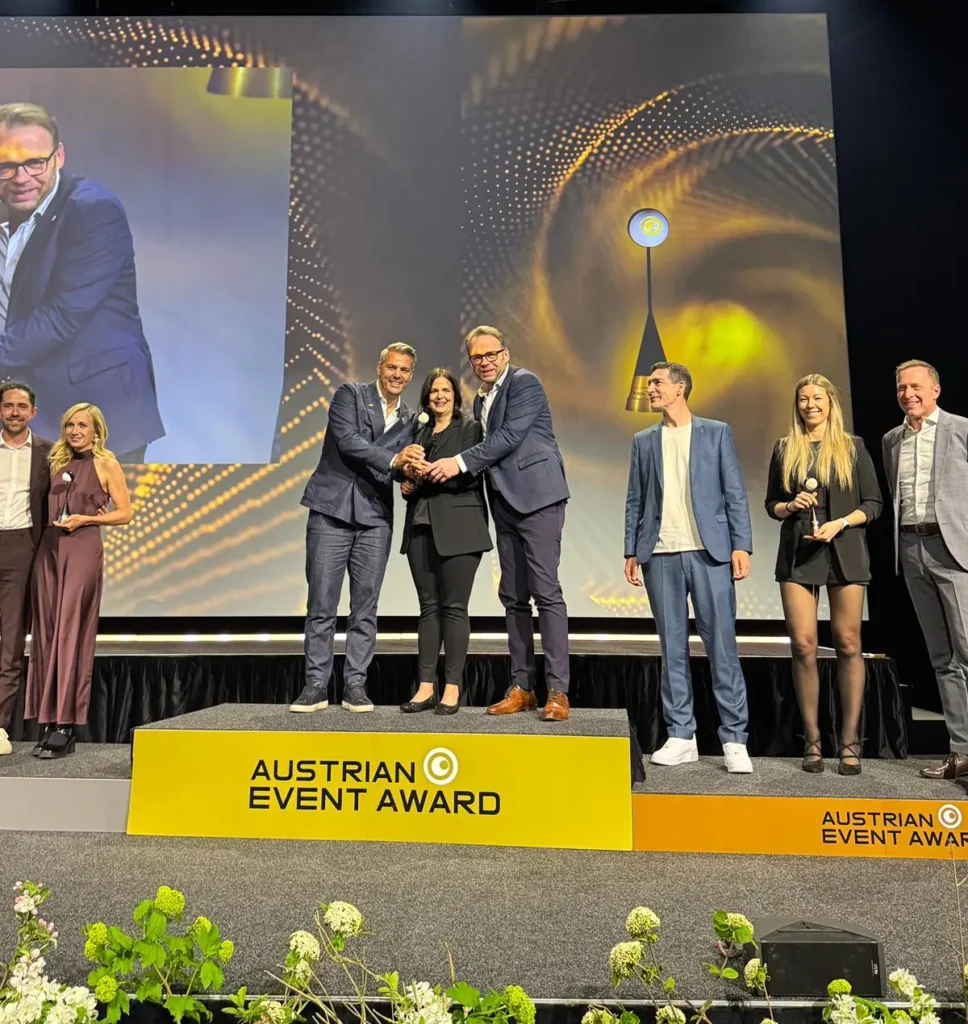 Die e-nnovation Austria 2025 holt Gold beim Austrian Event Award